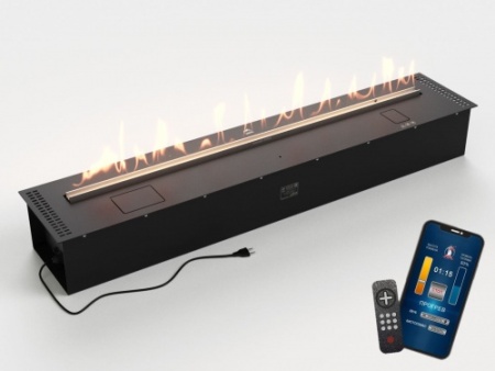 Автоматический биокамин Lux Fire Smart Flame 1400 RC Black по цене 466 840 руб.