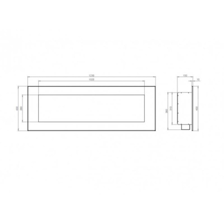 Биокамин Window III Glass black Арома по цене 37 400 руб.