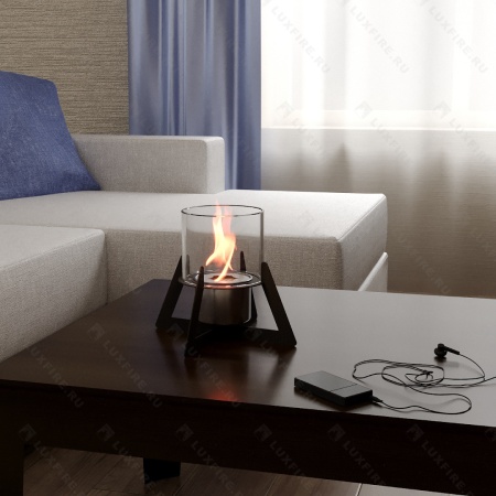 Настольный биокамин Lux Fire "Альфа" (черный) по цене 9 922 руб.