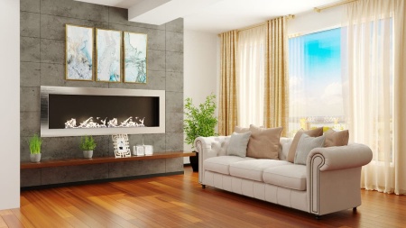 Биокамин "Русский огонь" Хай-тек 1500V встраиваемый по цене 51 700 руб.